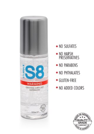 S8 WB Warming Lube 125ml Warming Stimul8 S8