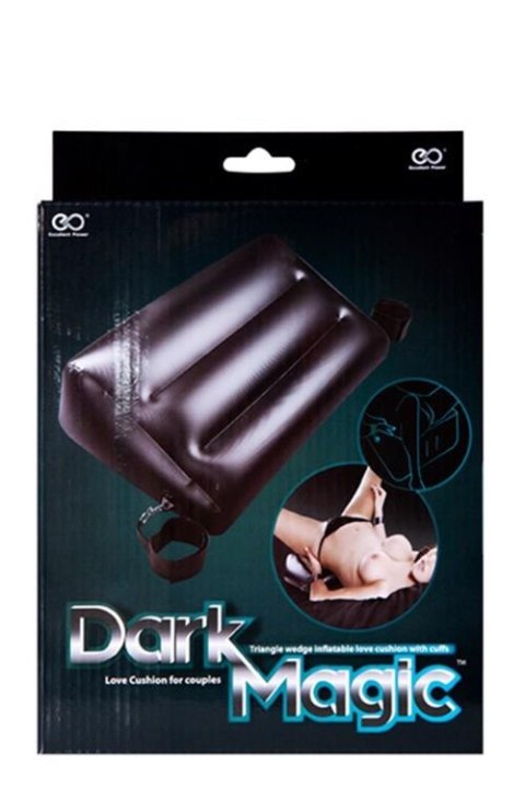 DARK MAGIC INFLATABLE PILLOW W HANDCUFFS NMC DARK MAGIC INFLATABLE PILLOW W HANDCUFFS NMC