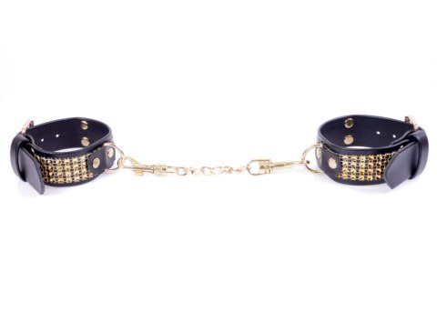 Fetish B - Series Handcuffs with cristals 3 cm Gold Fetish B - Series Fetish B - Series Handcuffs with cristals 3 cm Gold Fetish B - Series