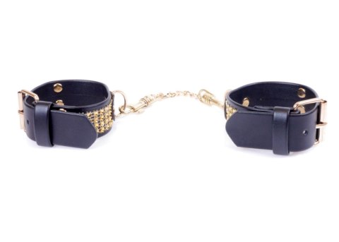 Fetish B - Series Handcuffs with cristals 3 cm Gold Fetish B - Series Fetish B - Series Handcuffs with cristals 3 cm Gold Fetish B - Series