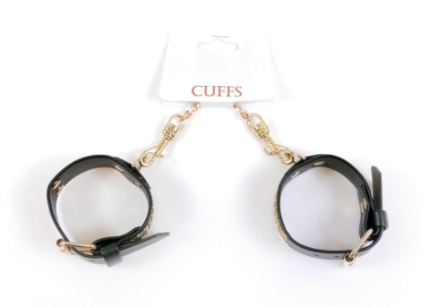 Fetish B - Series Handcuffs with cristals 3 cm Gold Fetish B - Series Fetish B - Series Handcuffs with cristals 3 cm Gold Fetish B - Series