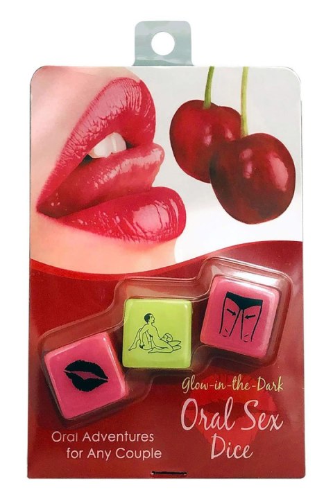 GLOW-IN-THE-DARK ORAL SEX DICE Kheper Games GLOW-IN-THE-DARK ORAL SEX DICE Kheper Games