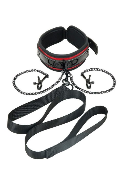 HEARTBREAKER DELUXE COLLAR AND LEASH SET Whipsmart HEARTBREAKER DELUXE COLLAR AND LEASH SET Whipsmart