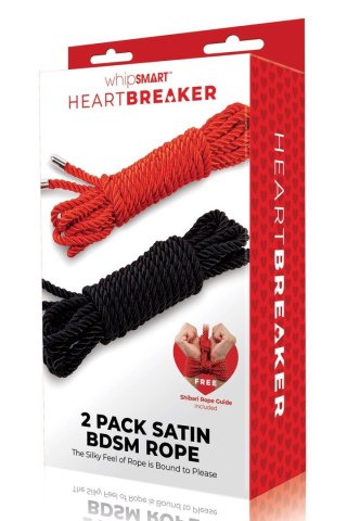 HEARTBREAKER SILKY BONDAGE ROPE 2 PACK Whipsmart