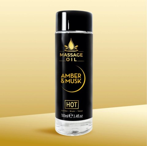 HOT Massage Oil amber & musk 100 ml Hot HOT Massage Oil amber & musk 100 ml Hot