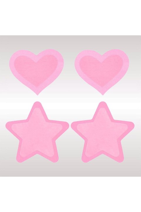 PEEKABOO PASTIES HOT PINK GLOW IN THE DARK HEARTS AND STARS Peekaboo PEEKABOO PASTIES HOT PINK GLOW IN THE DARK HEARTS AND STARS Peekaboo