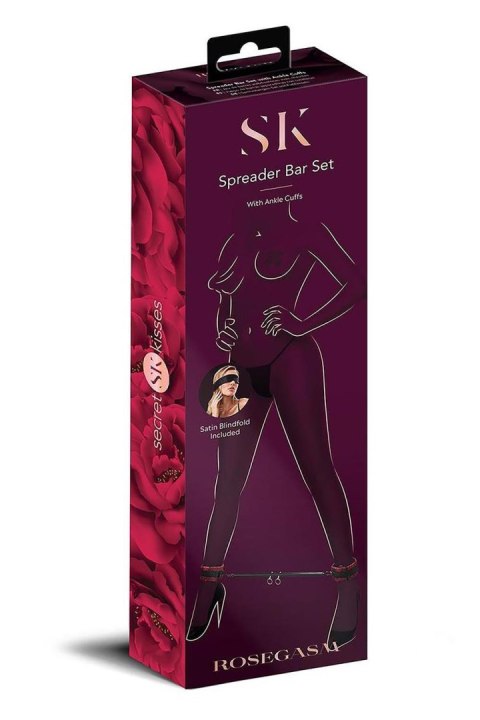 SECRET KISSES ROSEGASM SPREADER BAR SET WITH ANKLE CUFFS Secret Kisses SECRET KISSES ROSEGASM SPREADER BAR SET WITH ANKLE CUFFS Secret Kisses