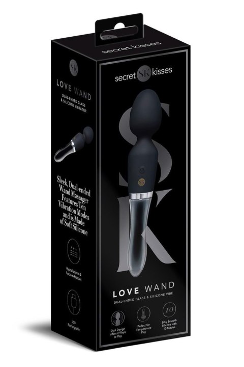 SECRET KISSES SECRET KISSES GLASS BLACK MAGIC WAND Secret Kisses SECRET KISSES SECRET KISSES GLASS BLACK MAGIC WAND Secret Kisses