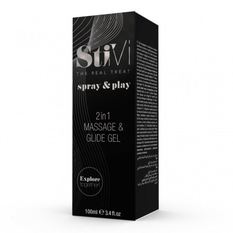 StiVi Spray&Play-Massage &Glide Gel 2in1 100ml Hot StiVi Spray&Play-Massage &Glide Gel 2in1 100ml Hot