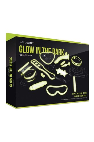 WHIPSMART 12 PCS GLOW IN THE DARK ALL-IN ONE BONDAGE SET Whipsmart