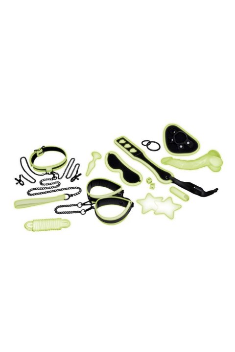 WHIPSMART 12 PCS GLOW IN THE DARK ALL-IN ONE BONDAGE SET Whipsmart