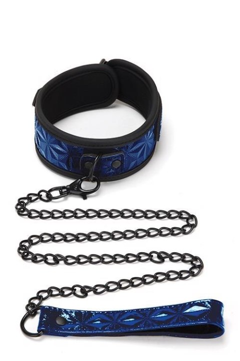 WHIPSMART DIAMOND COLLAR AND LEASH BLUE Whipsmart WHIPSMART DIAMOND COLLAR AND LEASH BLUE Whipsmart