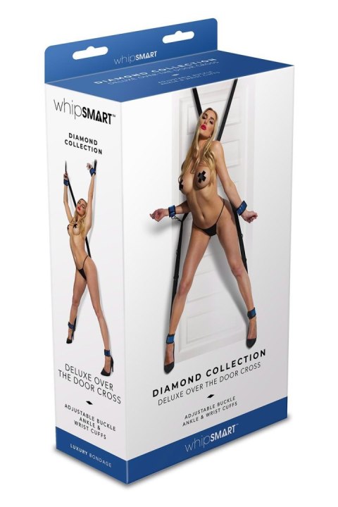 WHIPSMART DIAMOND OVER THE DOOR CROSS BLUE Whipsmart