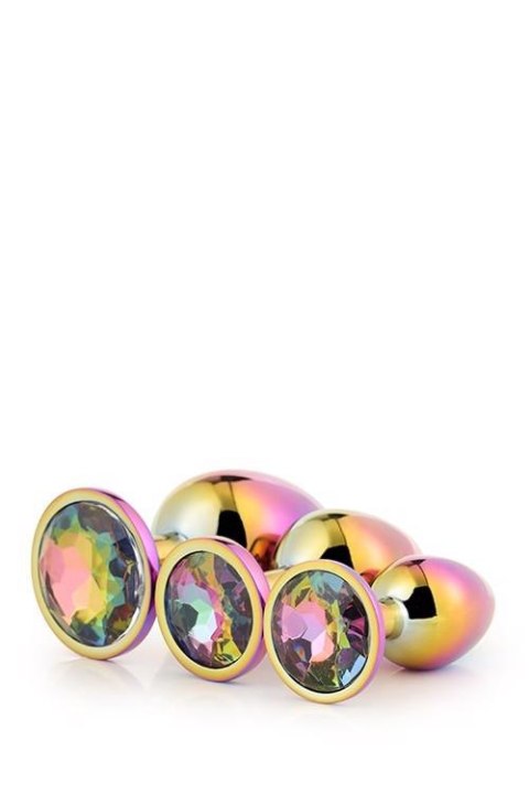 GLEAMING LOVE MULTICOLOUR PLUG SET Dream Toys GLEAMING LOVE MULTICOLOUR PLUG SET Dream Toys