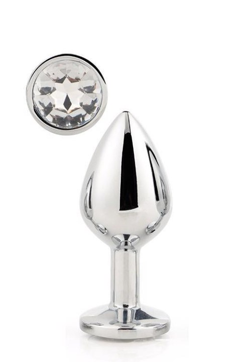 GLEAMING LOVE SILVER PLUG LARGE Dream Toys GLEAMING LOVE SILVER PLUG LARGE Dream Toys