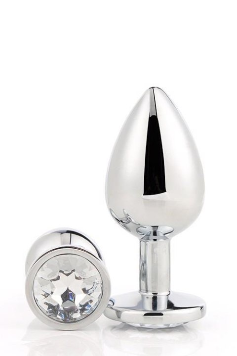 GLEAMING LOVE SILVER PLUG LARGE Dream Toys GLEAMING LOVE SILVER PLUG LARGE Dream Toys