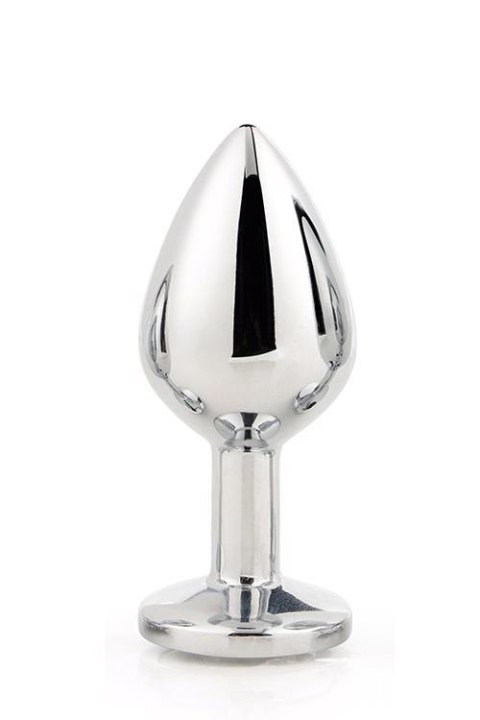 GLEAMING LOVE SILVER PLUG MEDIUM Dream Toys GLEAMING LOVE SILVER PLUG MEDIUM Dream Toys