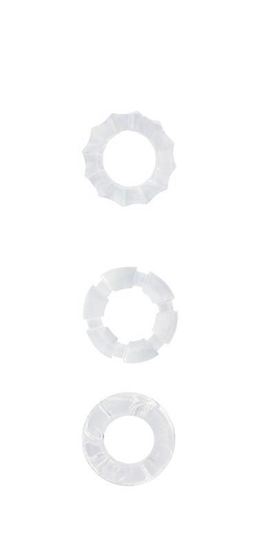 MENZSTUFF STRETCHY COCK RINGS CLEAR Dream Toys MENZSTUFF STRETCHY COCK RINGS CLEAR Dream Toys