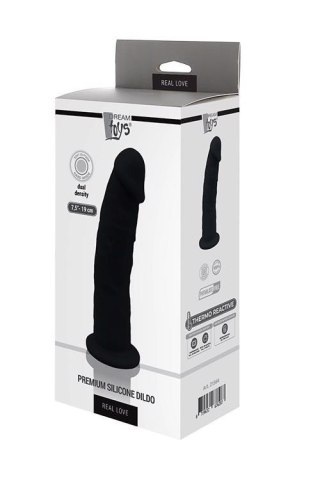 REAL LOVE DILDO 7.5INCH BLACK Dream Toys