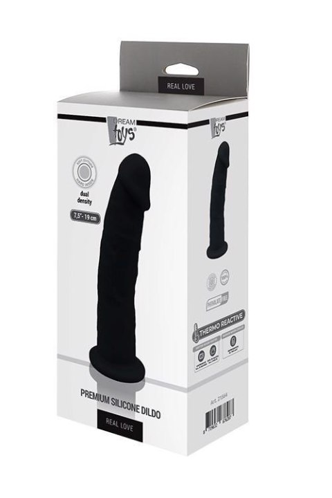 REAL LOVE DILDO 7.5INCH BLACK Dream Toys REAL LOVE DILDO 7.5INCH BLACK Dream Toys