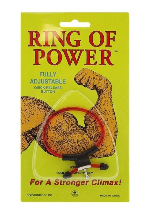 RING OF POWER ADJUSTABLE RING RED NMC RING OF POWER ADJUSTABLE RING RED NMC