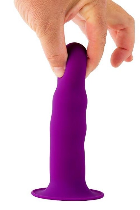 SOLID LOVE PREMIUM RIBBED DILDO PURPLE Dream Toys SOLID LOVE PREMIUM RIBBED DILDO PURPLE Dream Toys
