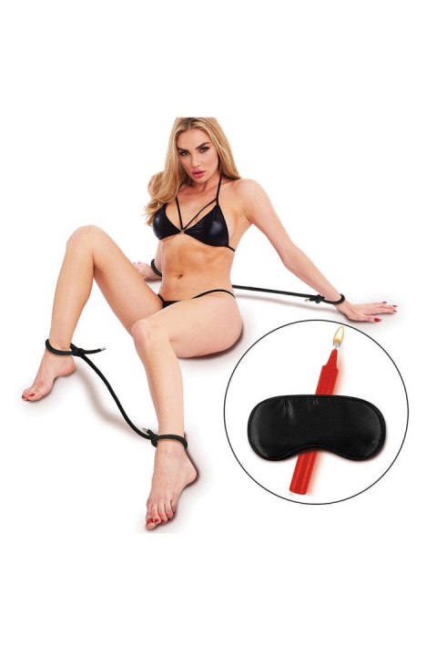 WHIPSMART 4 PCS JAPANESE BONDAGE ROPE SET WITH DROP CANDLES AND MASK Whipsmart