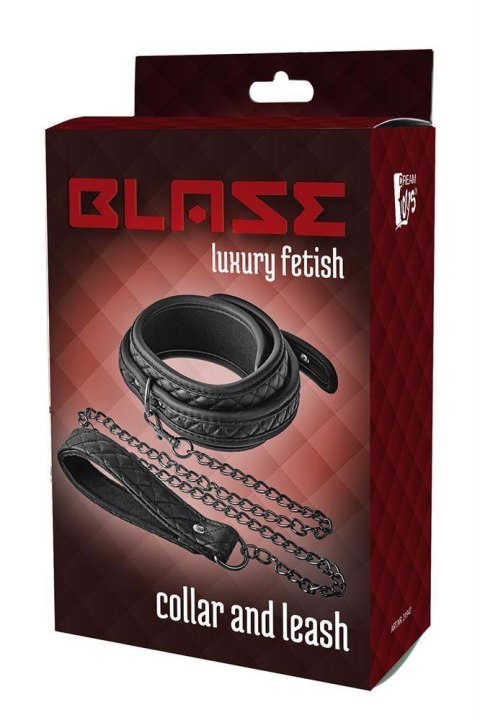 BLAZE COLLAR LEASH DIAMOND BLACK Dream Toys BLAZE COLLAR LEASH DIAMOND BLACK Dream Toys