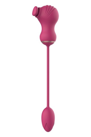 ESSENTIALS FLEXIBLE DUAL STIMULATOR AND VIBRATING EGG PINK Dream Toys