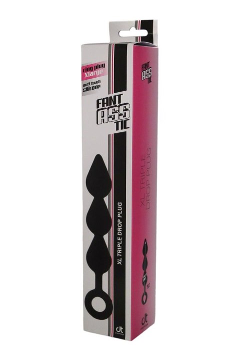 FANTASSTIC XL TRIPLE DROP PLUG BLACK Dream Toys