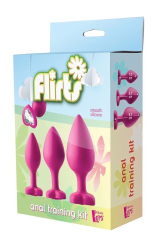 FLIRTS ANAL TRAINING KIT GEM STONE PINK Dream Toys