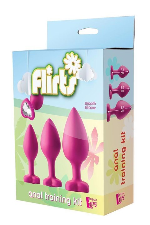 FLIRTS ANAL TRAINING KIT GEM STONE PINK Dream Toys FLIRTS ANAL TRAINING KIT GEM STONE PINK Dream Toys