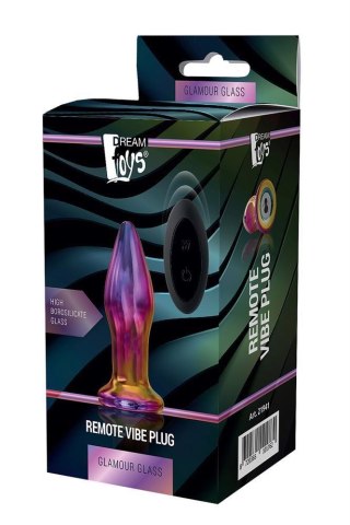 GLAMOUR GLASS REMOTE VIBE PLUG Dream Toys