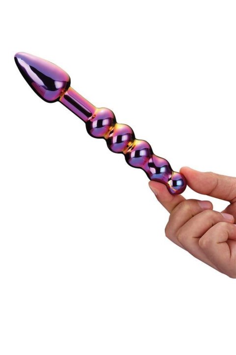 GLAMOUR GLASS RIDGED ANAL DILDO Dream Toys GLAMOUR GLASS RIDGED ANAL DILDO Dream Toys