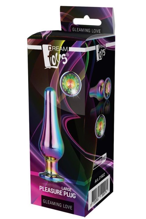GLEAMING LOVE COLOURED PLEASURE PLUG L Dream Toys GLEAMING LOVE COLOURED PLEASURE PLUG L Dream Toys