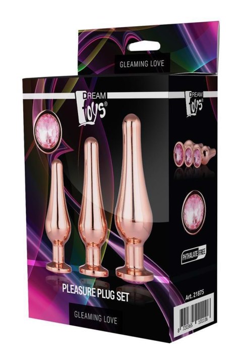 GLEAMING LOVE PLEASURE SET ROSE GOLD Dream Toys GLEAMING LOVE PLEASURE SET ROSE GOLD Dream Toys