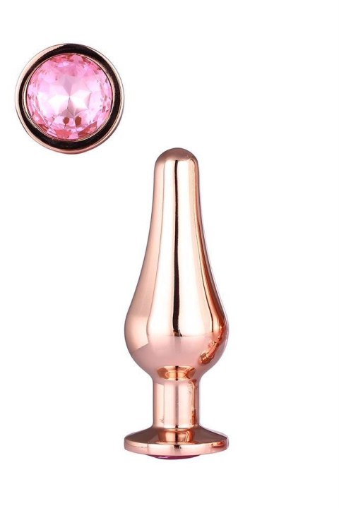 GLEAMING LOVE ROSE GOLD PLEASURE PLUG S Dream Toys GLEAMING LOVE ROSE GOLD PLEASURE PLUG S Dream Toys