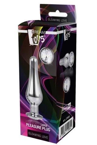 GLEAMING LOVE SILVER PLEASURE PLUG L Dream Toys