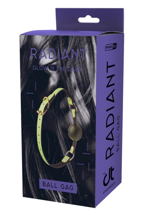 RADIANT BALL GAG GLOW IN THE DARK GREEN Dream Toys RADIANT BALL GAG GLOW IN THE DARK GREEN Dream Toys