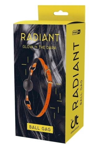 RADIANT BALL GAG GLOW IN THE DARK ORANGE Dream Toys