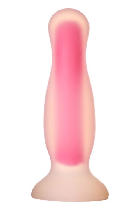 RADIANT SOFT SILICONE GLOW IN THE DARK PLUG LARGE PINK Dream Toys RADIANT SOFT SILICONE GLOW IN THE DARK PLUG LARGE PINK Dream Toys