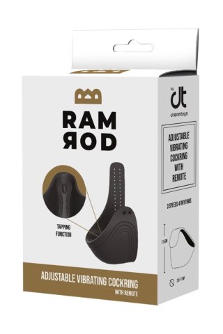RAMROD ADJUSTABLE VIBRATING COCKRING WITH REMOTE Dream Toys