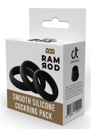 RAMROD SMOOTH SILICONE COCKRING PACK Dream Toys