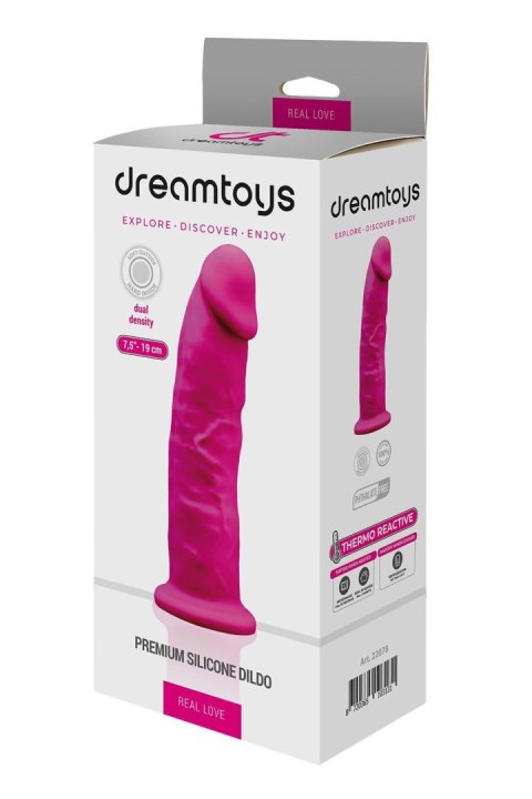 REAL LOVE DILDO 7.5INCH FUCHSIA Dream Toys REAL LOVE DILDO 7.5INCH FUCHSIA Dream Toys