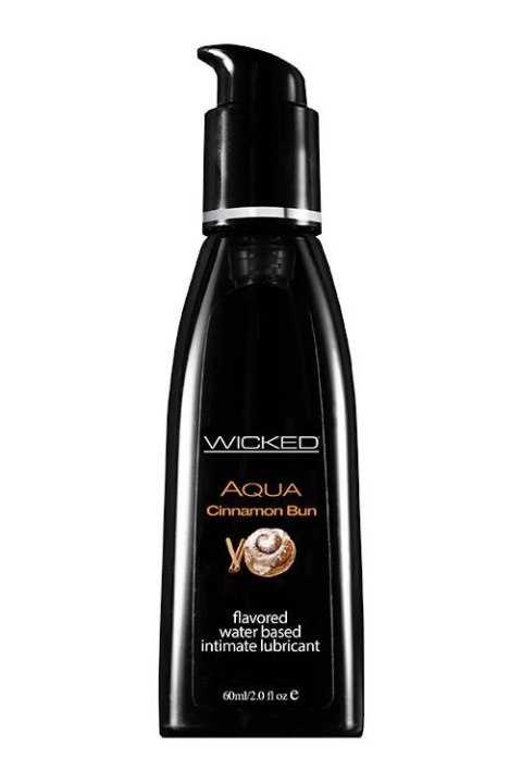 WICKED AQUA CINNAMON BUN FLAVORED 60ML Wicked Sensual Care WICKED AQUA CINNAMON BUN FLAVORED 60ML Wicked Sensual Care