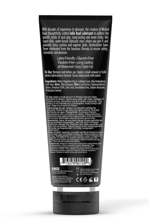 WICKED JELLE ANAL LUBRICANT 240ML Wicked Sensual Care WICKED JELLE ANAL LUBRICANT 240ML Wicked Sensual Care