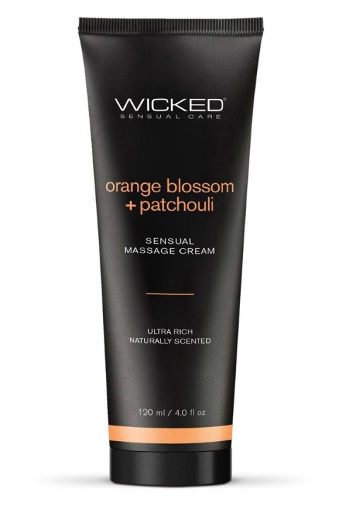 WICKED SENSUAL MASSAGE CREAM 120ML ORANGE BLOSSOM AND PATCHOULI SCENTED Wicked Sensual Care WICKED SENSUAL MASSAGE CREAM 120ML ORANGE BLOSSOM AND PATCHOULI SCENTED Wicked Sensual Care