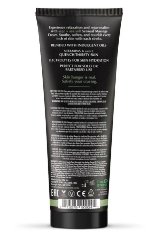 WICKED SENSUAL MASSAGE CREAM 120ML SAGE AND SEASAL SCENTED Wicked Sensual Care