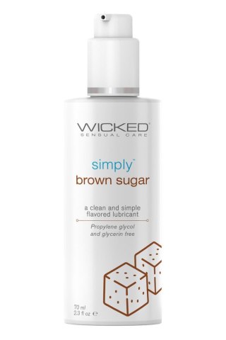 WICKED SIMPLY LUBRICANT BROWN SUGAR 70ML Wicked Sensual Care