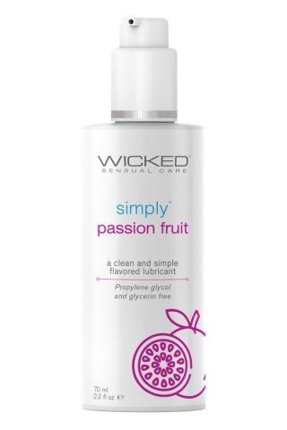 WICKED SIMPLY LUBRICANT PASSION FRUIT 70ML Wicked Sensual Care